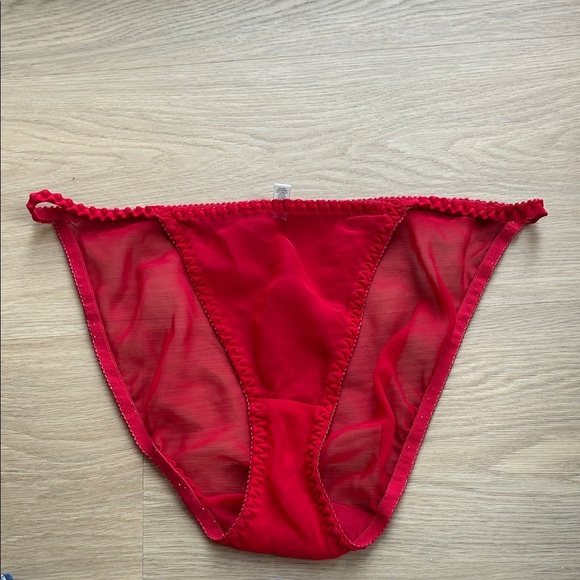 Victoria's Secret Other - Vintage Victoria’s Secret Sheet String Bikini Panty M